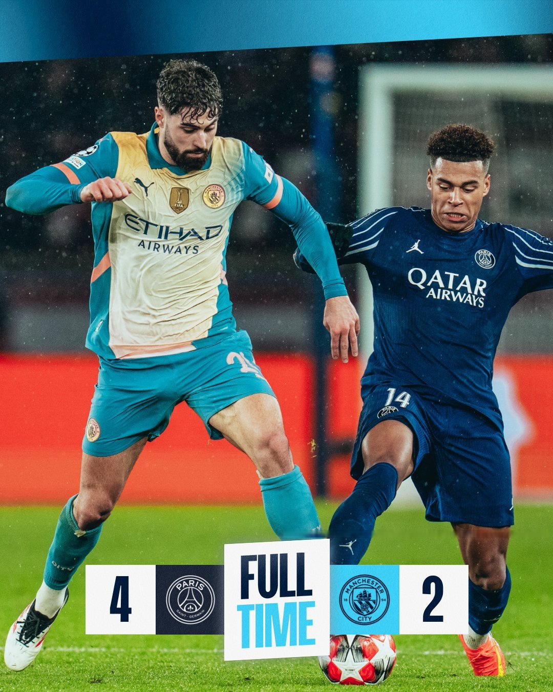 关于曼城客场憾败，积分榜排名下滑的信息